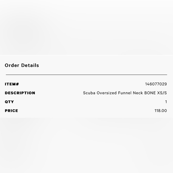 Lululemon Scuba Oversized Funnel-Neck Half Zip Bone XS/S - Picture 6 of 6